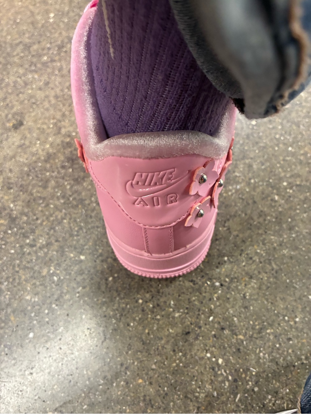 Nike Pink Women's Low-Top Athletic Sneakers - Picture 6 of 10